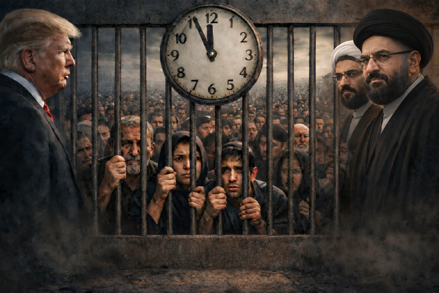 While the world holds its breath