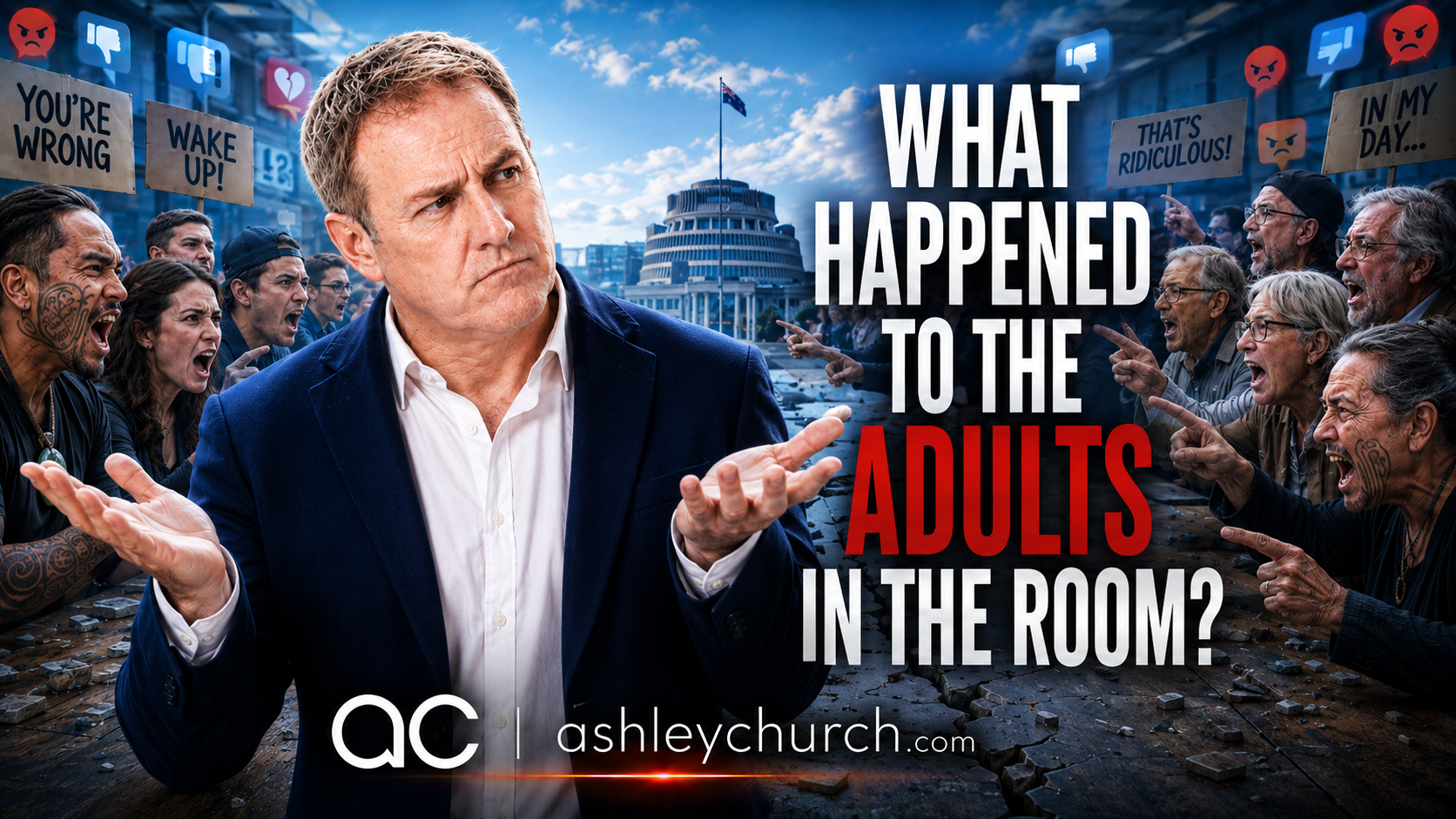 What happened to the adults in the room?